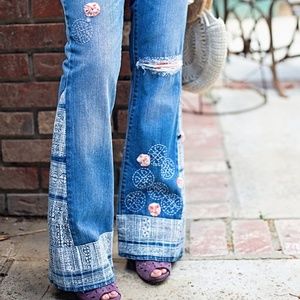 Upcycled Bell-Bottom Jeans | Bullhead Venice |